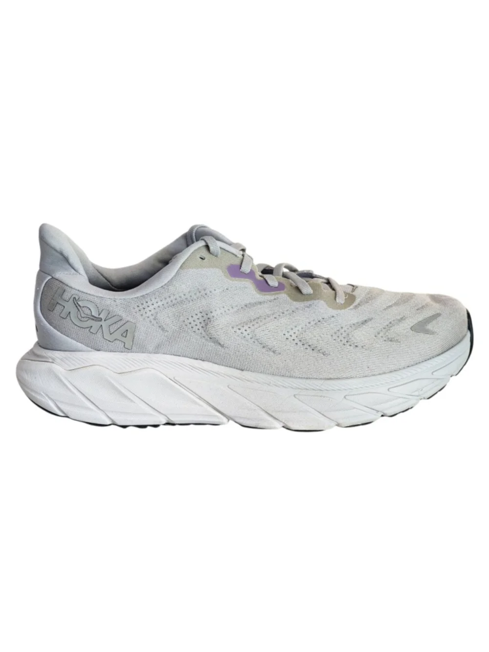 HOKA One One Women's Arahi 6 Athletic‎ Running Shoes Sneakers Light Gray Size 9